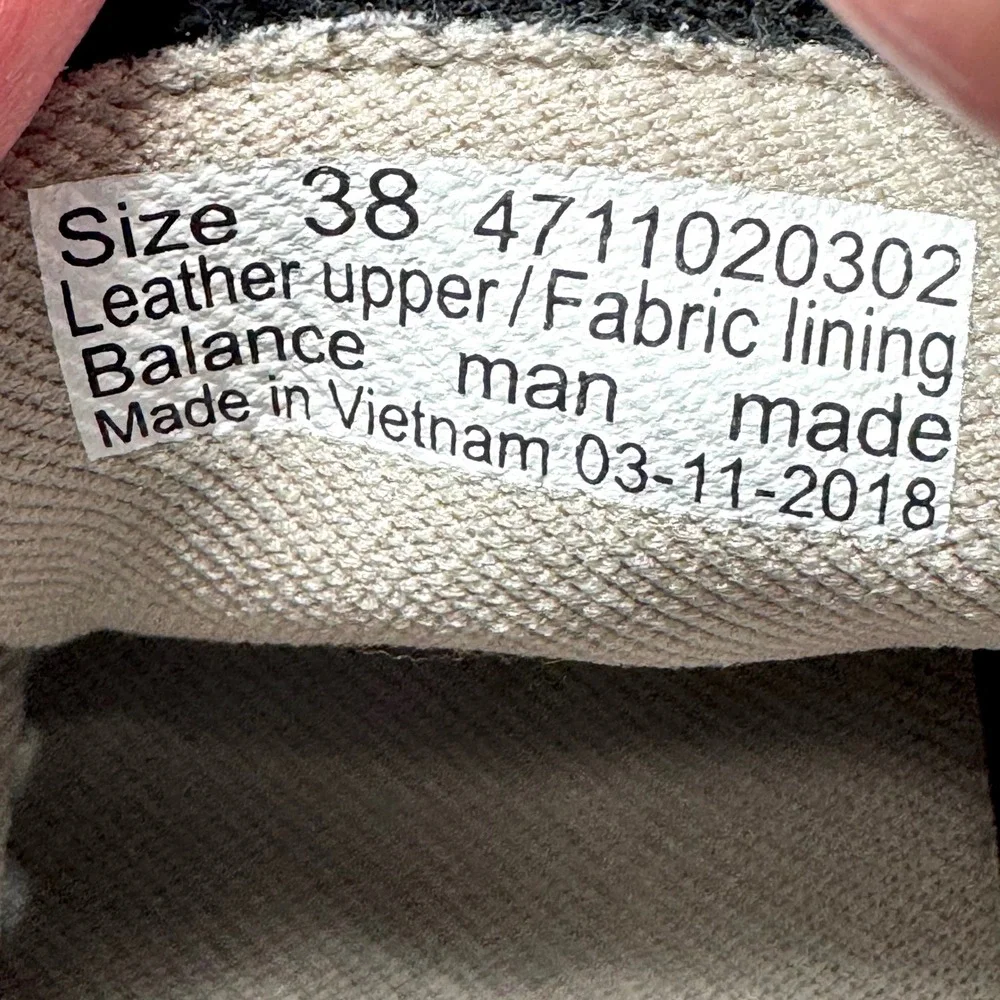 Dansko Orli Sneakers Womens EU 38 US 7.5-8 Black Nappa Leather Comfort Lace Up